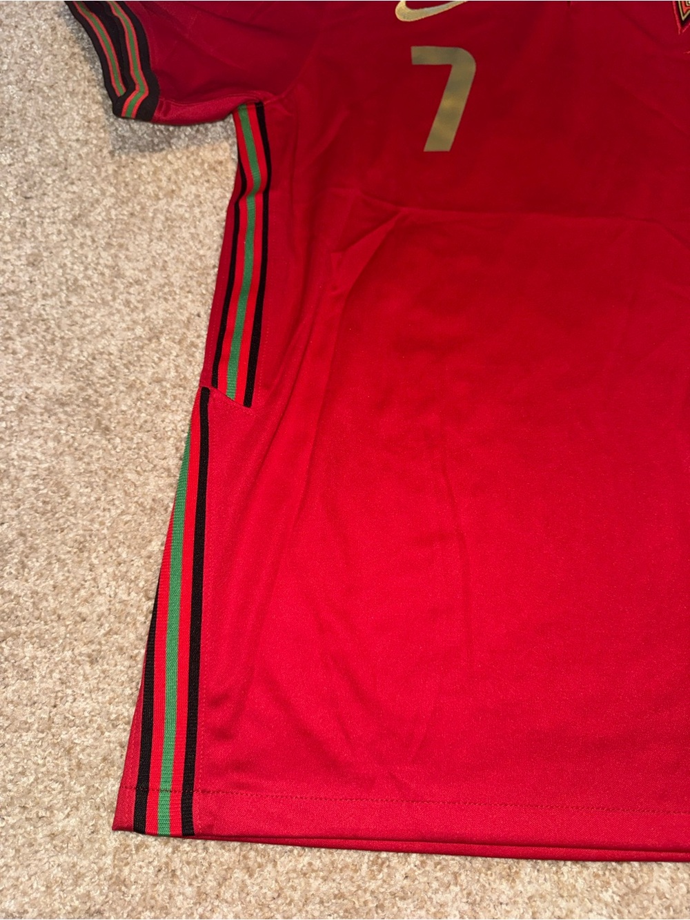 Nike Portugal 2020/2021 Cristiano Ronaldo #7 Men’s Home Soccer Jersey 🆕 - Picture 5 of 8